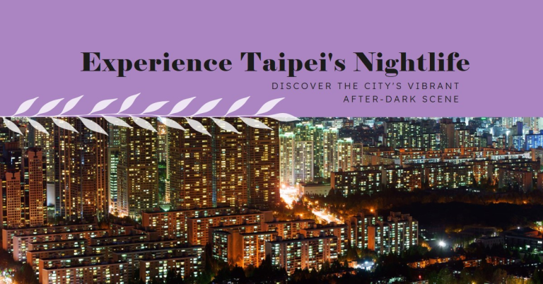 Taipei After Dark